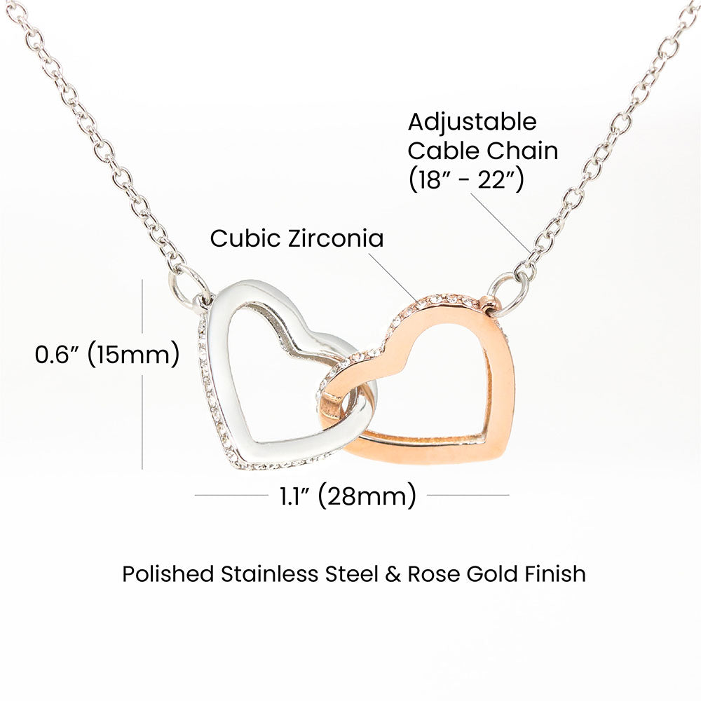 Interlocking Hearts Necklace - TT